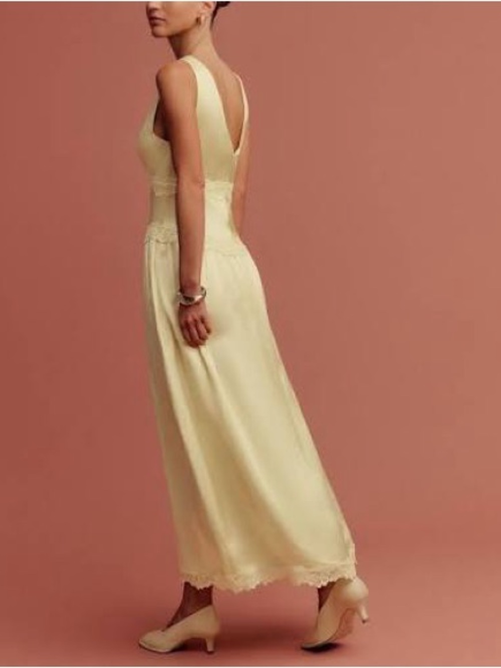 NWOT Reformation Stasia Silk Dress Size 0 - Picture 3 of 4